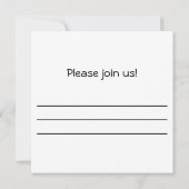 Weihnachts Santa Raccoon Bandit Einladung (Rückseite)