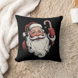 Weihnachts-Santa Retro-Geschenk Vintage Kissen