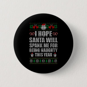 Weihnachts-Santa-verschont-unartige-hässliche-Chri Button