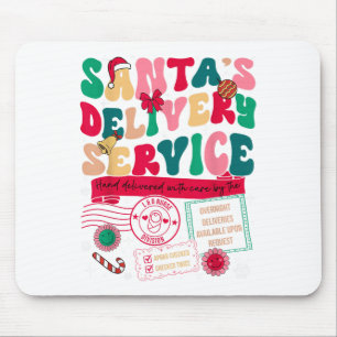 Weihnachts-Santas-Lieferdienst L&d Arbeit Mousepad