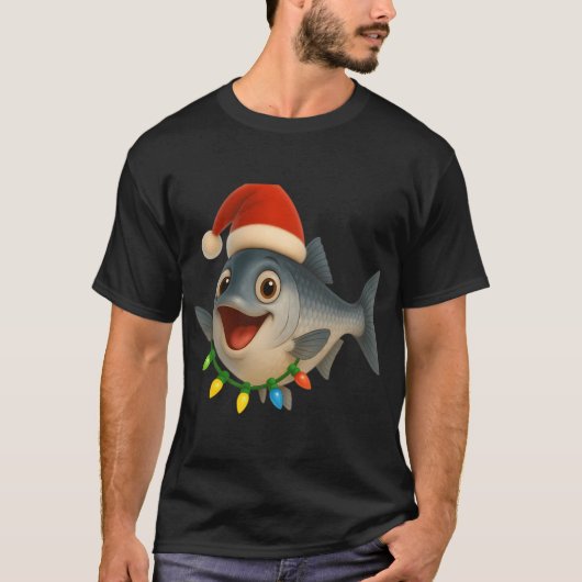 Weihnachts-Sardine T-Shirt (Vorderseite)