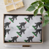 Weihnachts-Sasquatch-Jagd Seidenpapier (Geschenk)