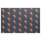 Weihnachts-Sasquatsch bigfoot yeti Ski Stoff (Fat Quarter (45,7 x 55,9 cm))