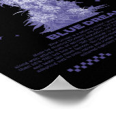 Weihnachts-Sativa-Hybrid-Sorte Blue Dream Poster (Ecke)
