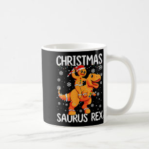 Weihnachts-Saurus Rex Lebkuchenmann-Keks-Trex B Kaffeetasse