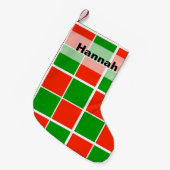 Weihnachts-Schachbretter Kleiner Weihnachtsstrumpf (Vorderansicht (hängend))