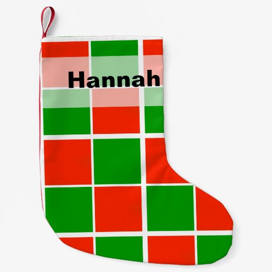 Weihnachts-Schachbretter Kleiner Weihnachtsstrumpf (Vorderseite)