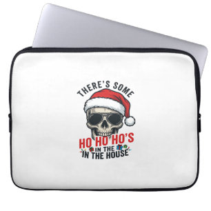 Weihnachts-Schädel Ho Ho Ho Humor Design Laptopschutzhülle
