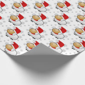 Weihnachts-Schaf-Bastelarbeit oder Geschenkverpack Geschenkpapier (Ecke)