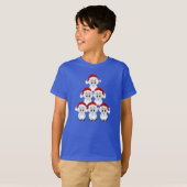 Weihnachts-Schaf-Baum T-Shirt (Vorne ganz)