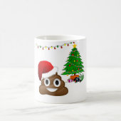 Weihnachts-Scheiß-Emoji Kaffeetasse (Mittel)