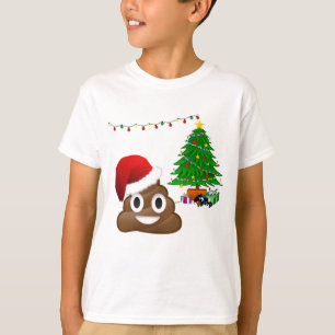 Weihnachts-Scheiß-Emoji T-Shirt