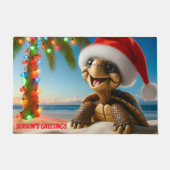Weihnachts-Schildkröte Fußmatte (Vorderseite)