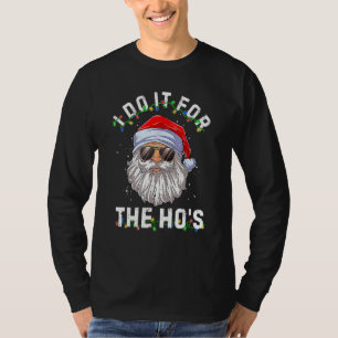 Weihnachts-Schlafanzug Santa Claus Ich mache es fü T-Shirt