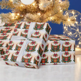 Weihnachts-Schlagpapier Geschenkpapier