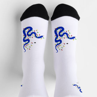 Weihnachts-Schlangencrew-Socken Socken