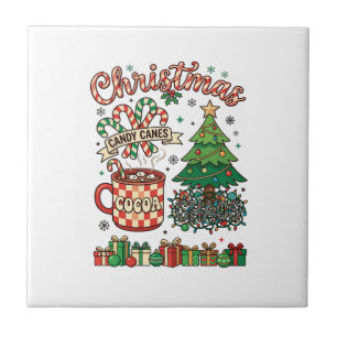 Weihnachts-Schlecken-Kakao-Chaos-Baum-Tasse-Gesche Fliese