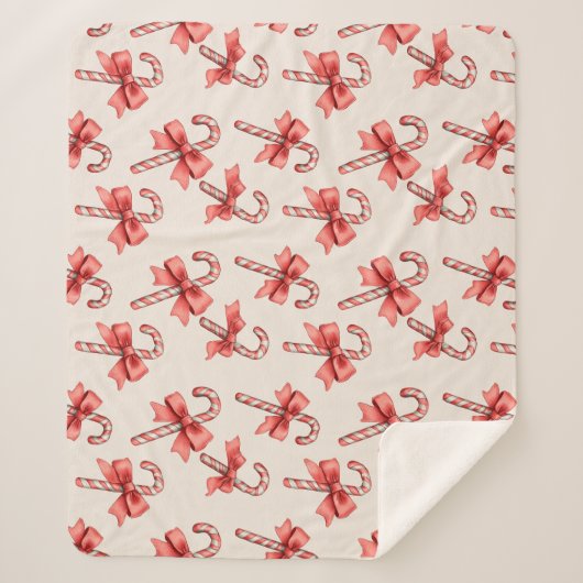 Weihnachts-Schlecken Sherpadecke (Vorderseite)