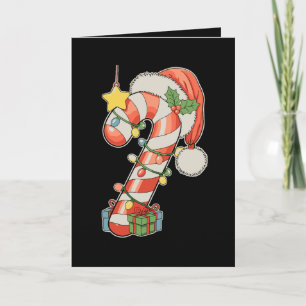 Weihnachts-Schleifen-Weihnachtsmann-Mütze Xmas-Fes Karte