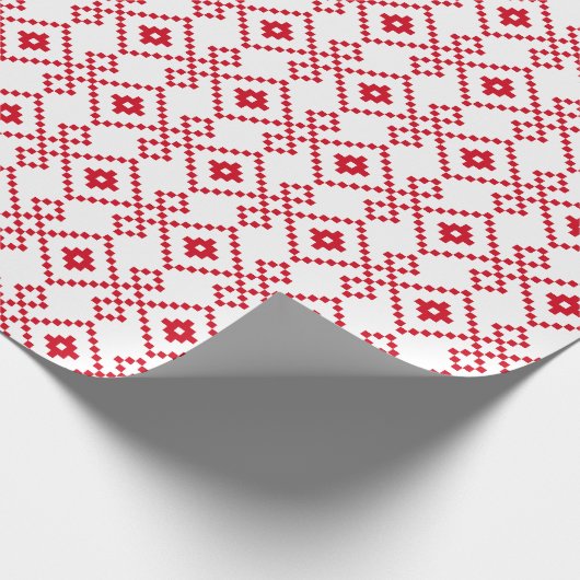 Weihnachts Schlichter Pullover Geschenkpapier (Ecke)