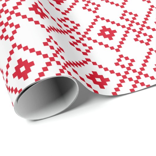 Weihnachts Schlichter Pullover Geschenkpapier (Rolleneckpunkt)