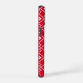 Weihnachts Schlichter Pullover iPhone 15 Hülle (Rechte Seite)