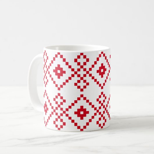 Weihnachts Schlichter Pullover Kaffeetasse (Vorderseite Links)