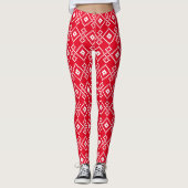 Weihnachts Schlichter Pullover Leggings (Vorderseite)