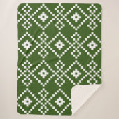 Weihnachts Schlichter Pullover Sherpadecke (Vorderseite)