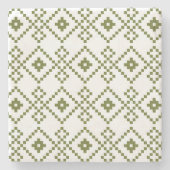 Weihnachts Schlichter Pullover Steinuntersetzer (Vorderseite)