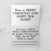 Weihnachts-Schließkarte Karte (Innenseite)