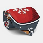 Weihnachts-Schlips Krawatte (Gerollt)