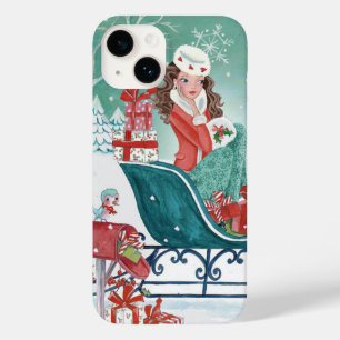 Weihnachts-Schlitten-Einkauf Mädchen Iphone 6 plus Case-Mate iPhone Hülle