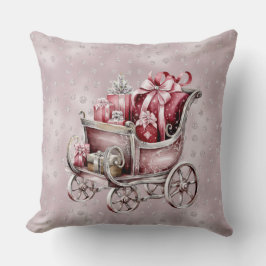 Weihnachts-Schlitten mit Geschenken Holiday Throw  Kissen