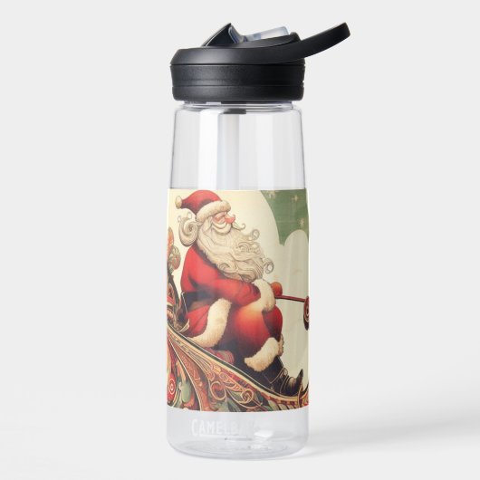 Weihnachts-Schlitten-Wasserflasche Trinkflasche (Links)