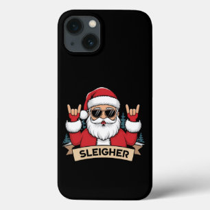 Weihnachts-Schlittenfahrer Santa Rock Xmas Rocker Case-Mate iPhone Hülle