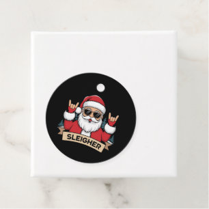 Weihnachts-Schlittenfahrer Santa Rock Xmas Rocker Geschenkanhänger