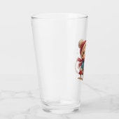 Weihnachts Schlittenfahrt mit Adorable Winter Chil Glas (Rechts)