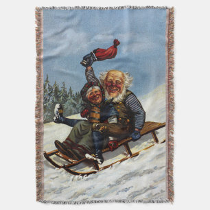 Weihnachts-Schlittenfahrt mit Bier Wilhelm Larsen Decke