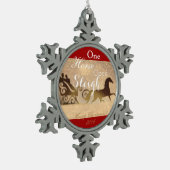 Weihnachts-Schlittenfahrt Ornament (Links)