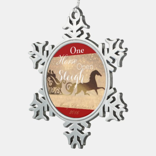 Weihnachts-Schlittenfahrt Ornament (Rechts)