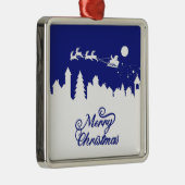 Weihnachts-Schlittenfahrt Ornament Aus Metall (Rechts)