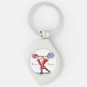 Weihnachts Schlüsselanhänger Geschenk Bodybuilder