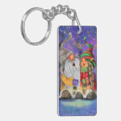 Weihnachts-Schlüsselanhänger-Geschenk Couple Gnome Schlüsselanhänger (Vorderseite links)