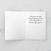 Weihnachts-Schmetterling Feiertagskarte (Innenseite)