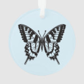Weihnachts-Schmetterling-Pastel-Foto Ornament (Rückseite)