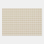 Weihnachts-Schmetterling Rot und Gold Geschenkpapier Set (Vorderseite 3)