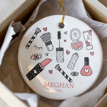 Weihnachts-Schmuck für Teenager-Make-up
