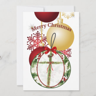 Weihnachts-Schmuckkarte Feiertagskarte