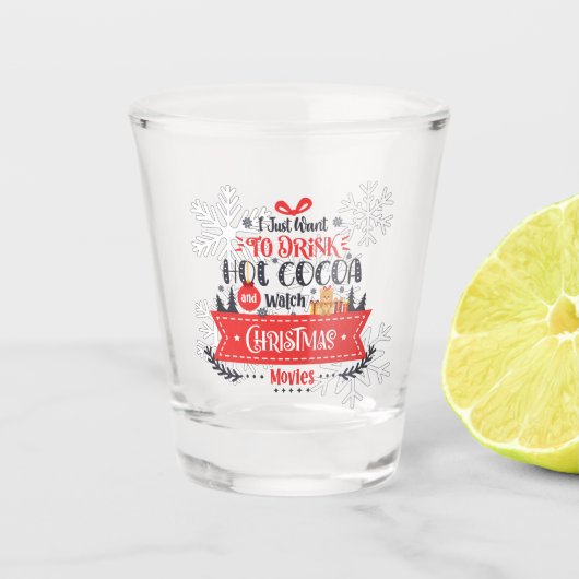 Weihnachts-Schnapsgläser Schnapsglas (Vorderseite)